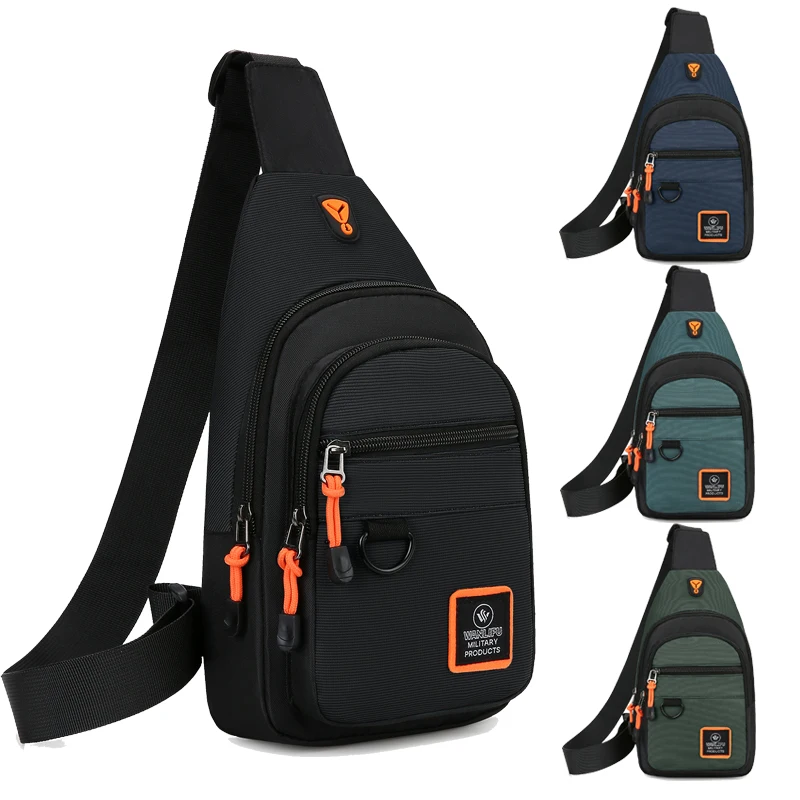 Outdoor Sport Backpack - กระเป๋าคาดอกผู้ชายรุ่นใหม่ กระเป๋าสะพายไหล่สำหรับกิจกรรมกลางแจ้ง เดินป่า ปั่นจักรยาน กันน้ำ กระเป๋าสะพายข้างสำหรับกีฬา