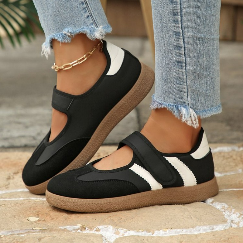 Outdoor Sports Shoes - รองเท้าลำลองแฟชั่นสตรีระบายอากาศได้ดี พื้นรองเท้านุ่มกันลื่น รองเท้าผ้าใบสำหรับเดินทุกวันสำหรับการเดินทางกลางแจ้งช้อปปิ้ง