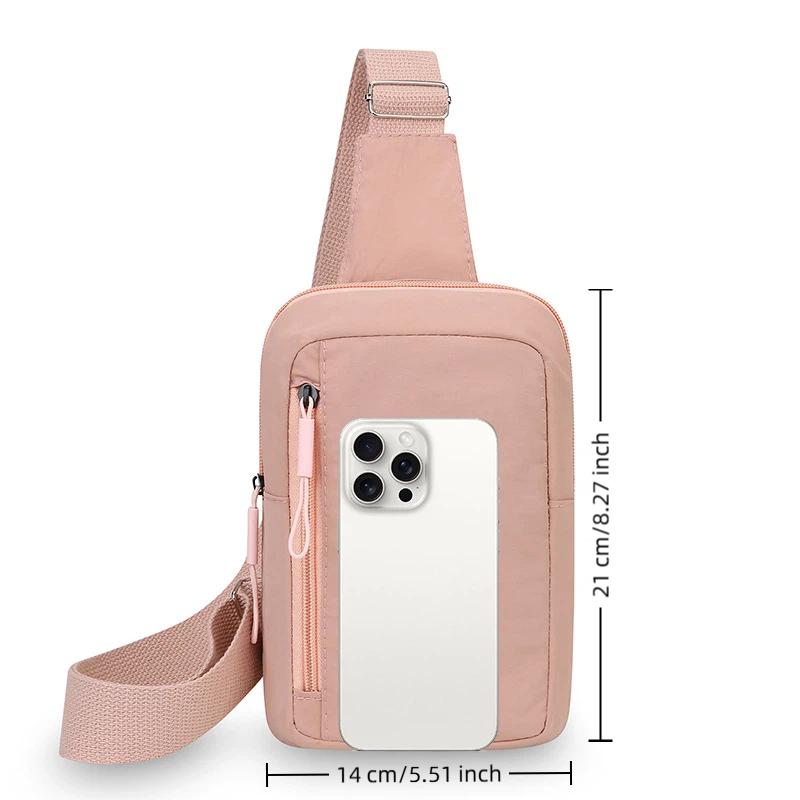 Outdoor Sport Backpack - กระเป๋าสะพายข้างขนาดเล็ก กระเป๋าสะพายไหล่แบบมีสไตล์ กระเป๋าเป้สะพายหลังไนลอนทนทาน กระเป๋าสะพายไหล่ขนาดเล็ก สำหรับเดินทาง เล่นกีฬา
