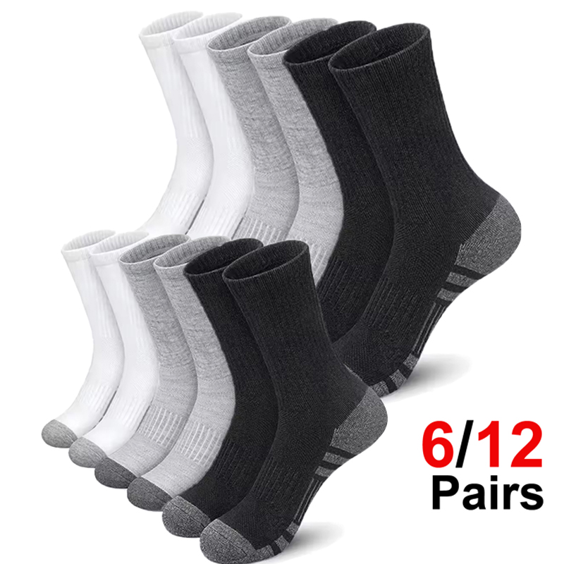 ถุงเท้ากีฬาผู้ชาย แพ็ค 6 คู่ ถ - Outdoor Sport Activity บทวิจารณ์และราคา