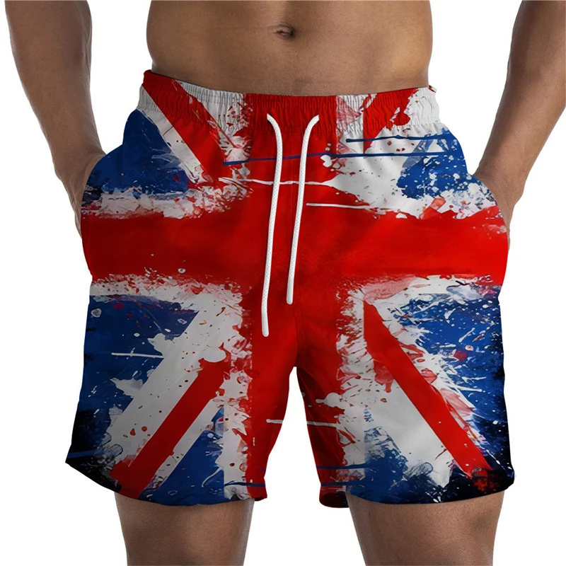 USA UK ธงชาติ 3D พิมพ์ลายกีฬา  - Outdoor Sport Usa บทวิจารณ์และราคา