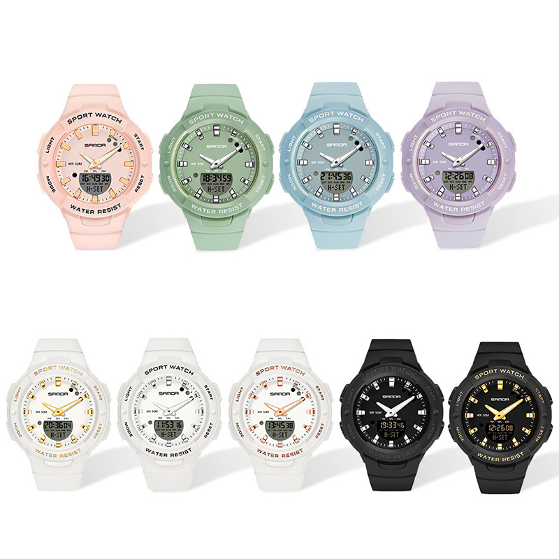 SAN DA นาฬิกาแบรนด์สำหรับผู้หญ - Outdoor Sport Watch บทวิจารณ์และราคา