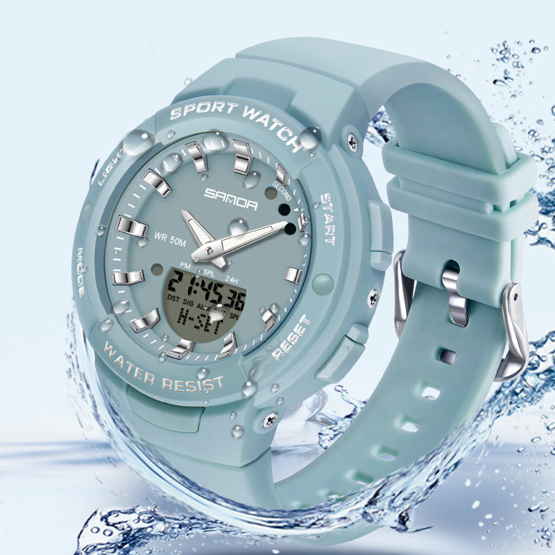 SAN DA นาฬิกาแบรนด์สำหรับผู้หญ - Outdoor Sport Watch บทวิจารณ์และราคา
