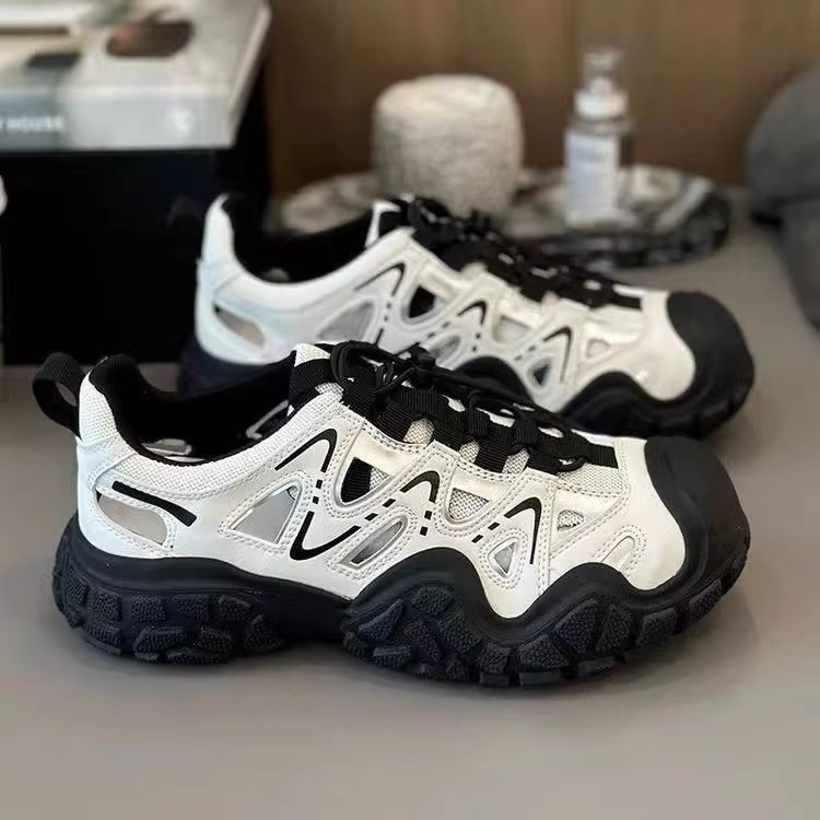 รองเท้าผู้หญิงแฟชั่นแบบโปร่ง ด - Outdoor Sports Shoes บทวิจารณ์และราคา