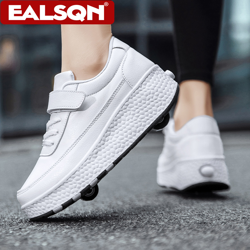 รองเท้าสเก็ตล้อคู่สำหรับเด็ก แ - Outdoor Sports Shoes บทวิจารณ์และราคา