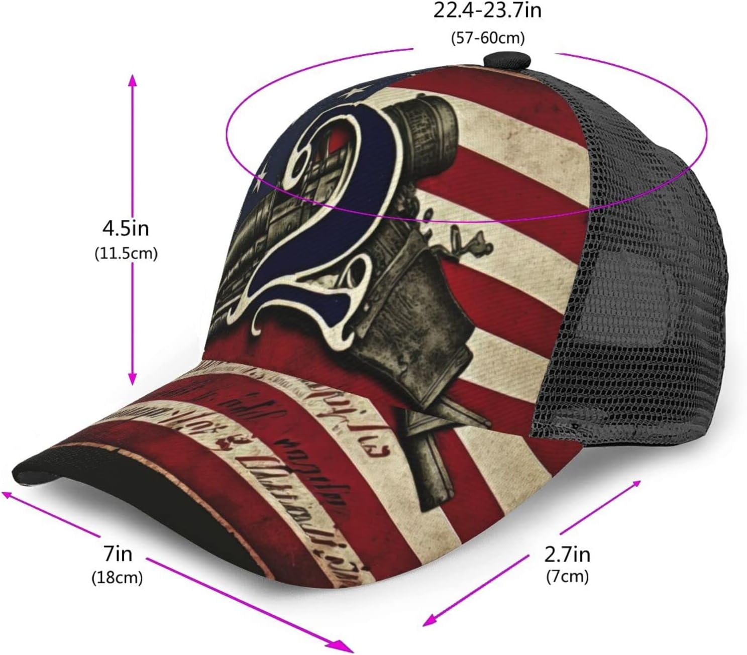 หมวกเบสบอลลายธงชาติอเมริกันวิน - Outdoor Sport Usa บทวิจารณ์และราคา