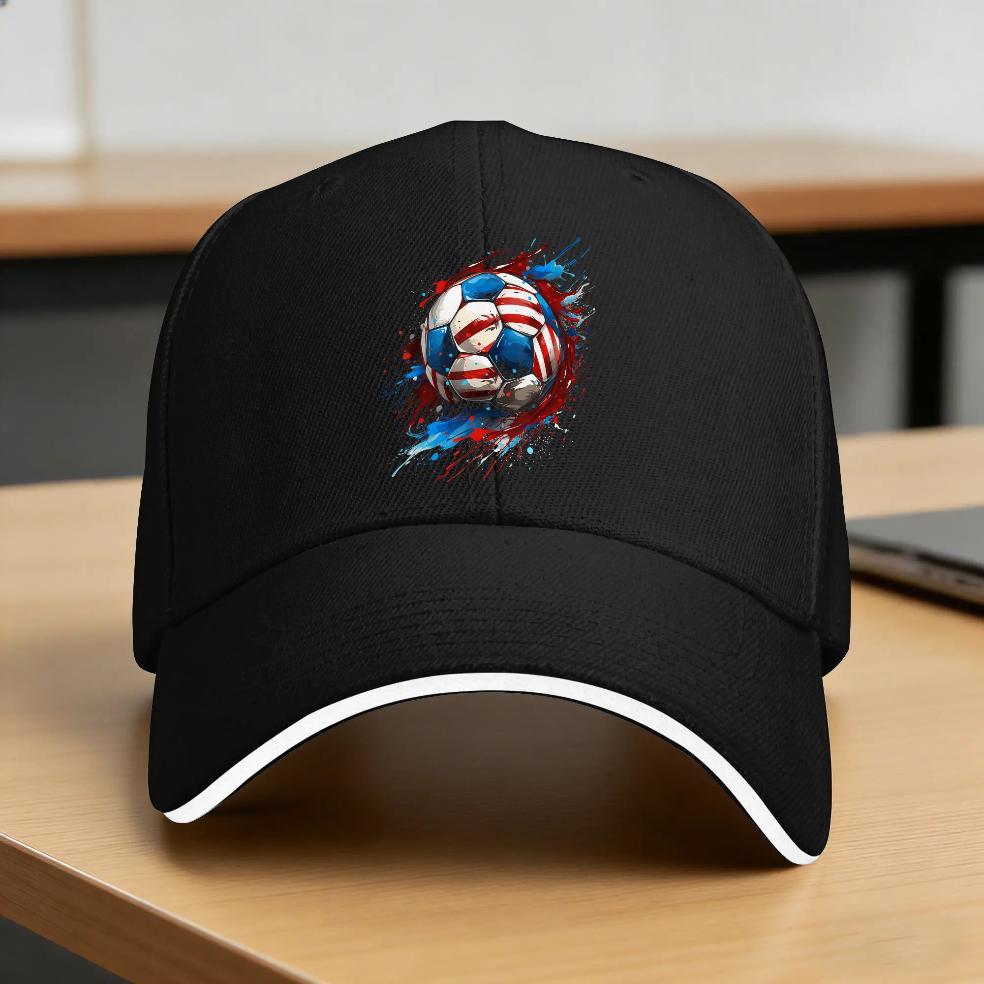 หมวกแก๊ปเบสบอลลายธงชาติสหรัฐอเ - Outdoor Sport Usa บทวิจารณ์และราคา