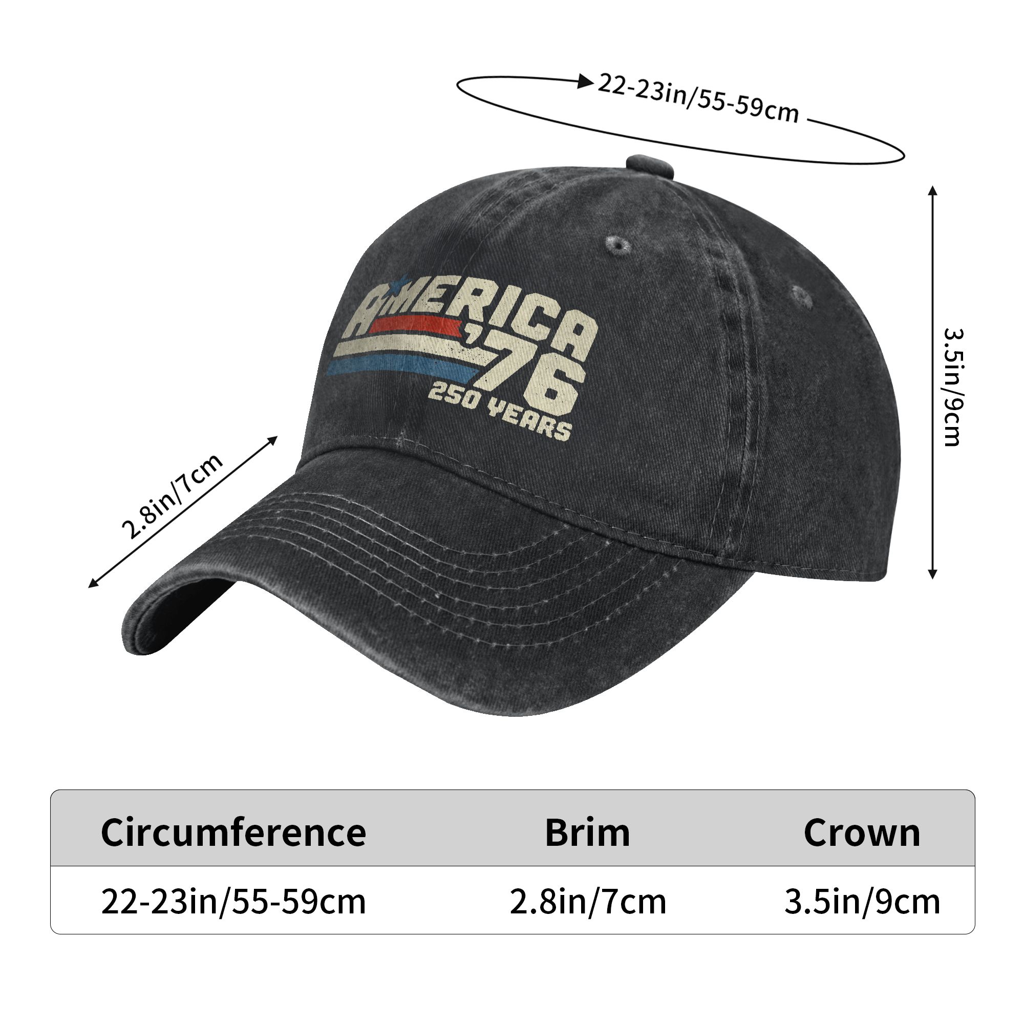 หมวกเบสบอลอเมริกันฉลองครบรอบ 2 - Outdoor Sport Usa บทวิจารณ์และราคา
