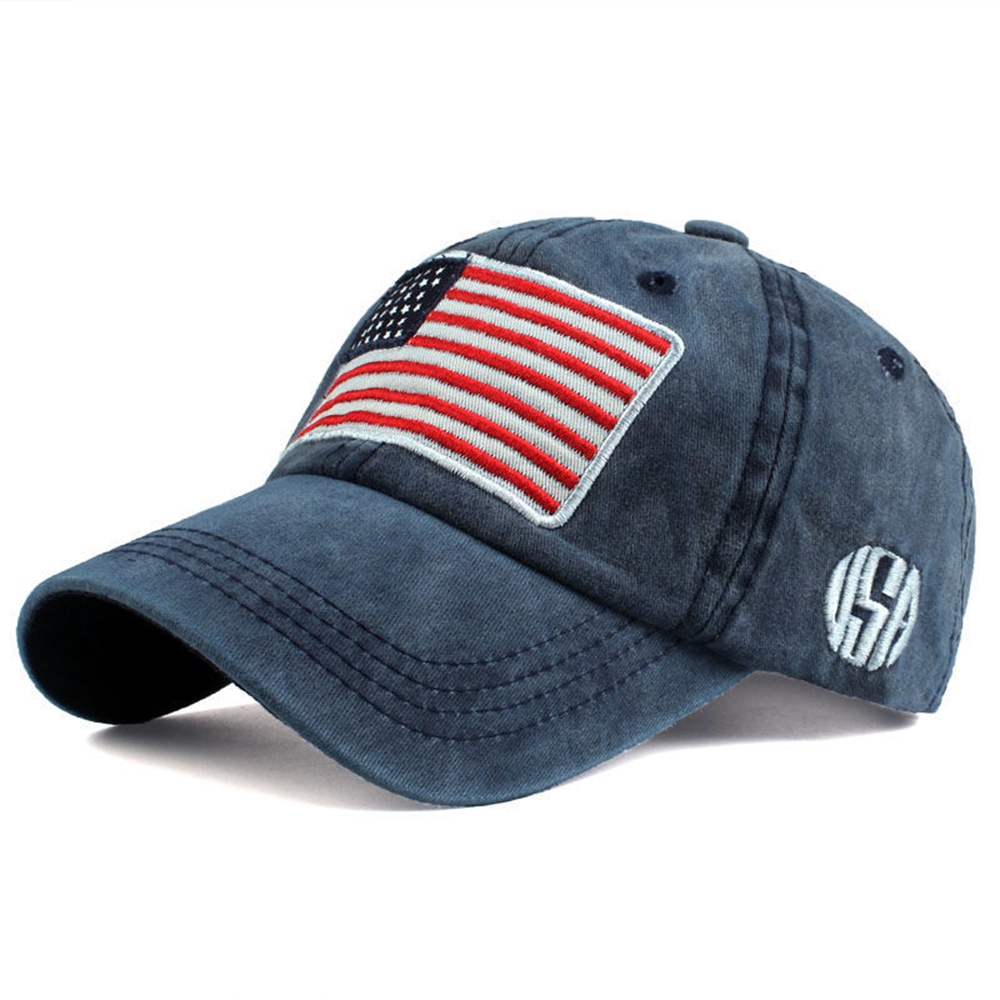 หมวกเบสบอลลายธงชาติอเมริกา ผ้า - Outdoor Sport Usa บทวิจารณ์และราคา