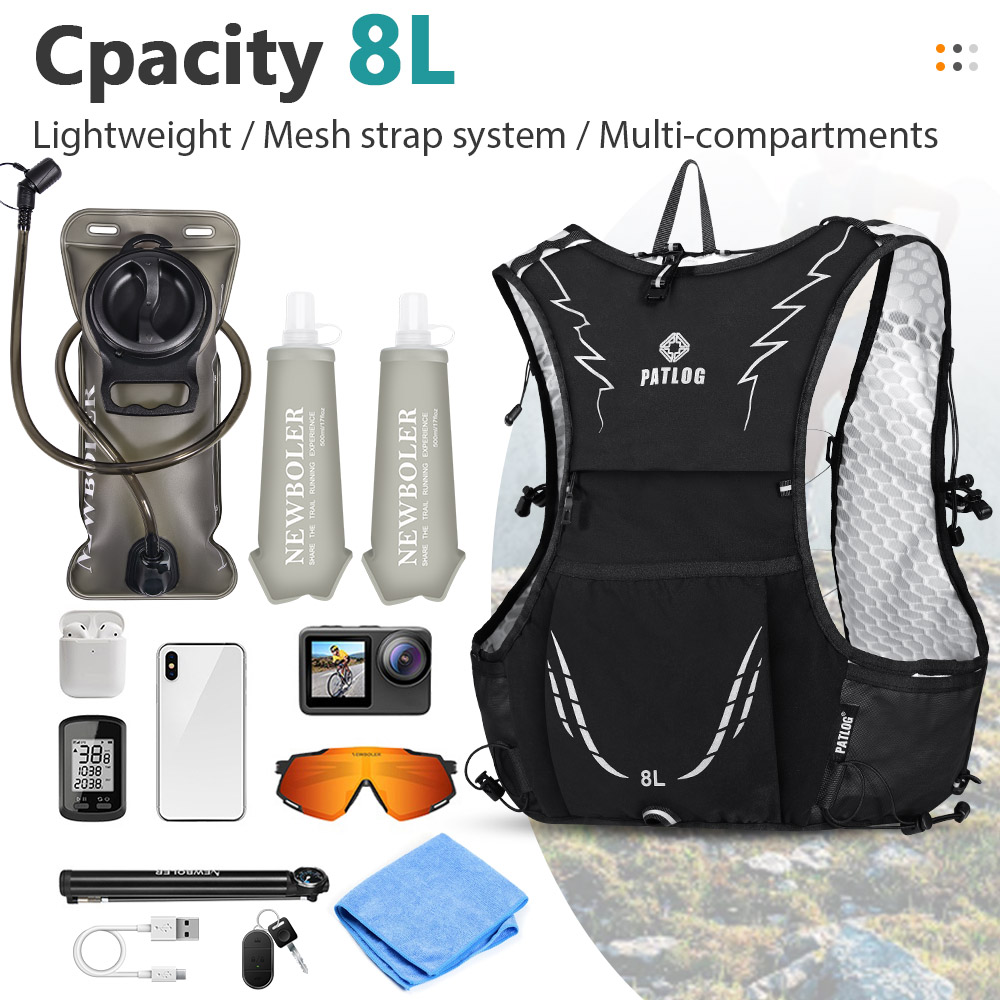 กระเป๋าเป้สะพายหลังวิ่งเทรลกลา - Trail Running Vest บทวิจารณ์และราคา