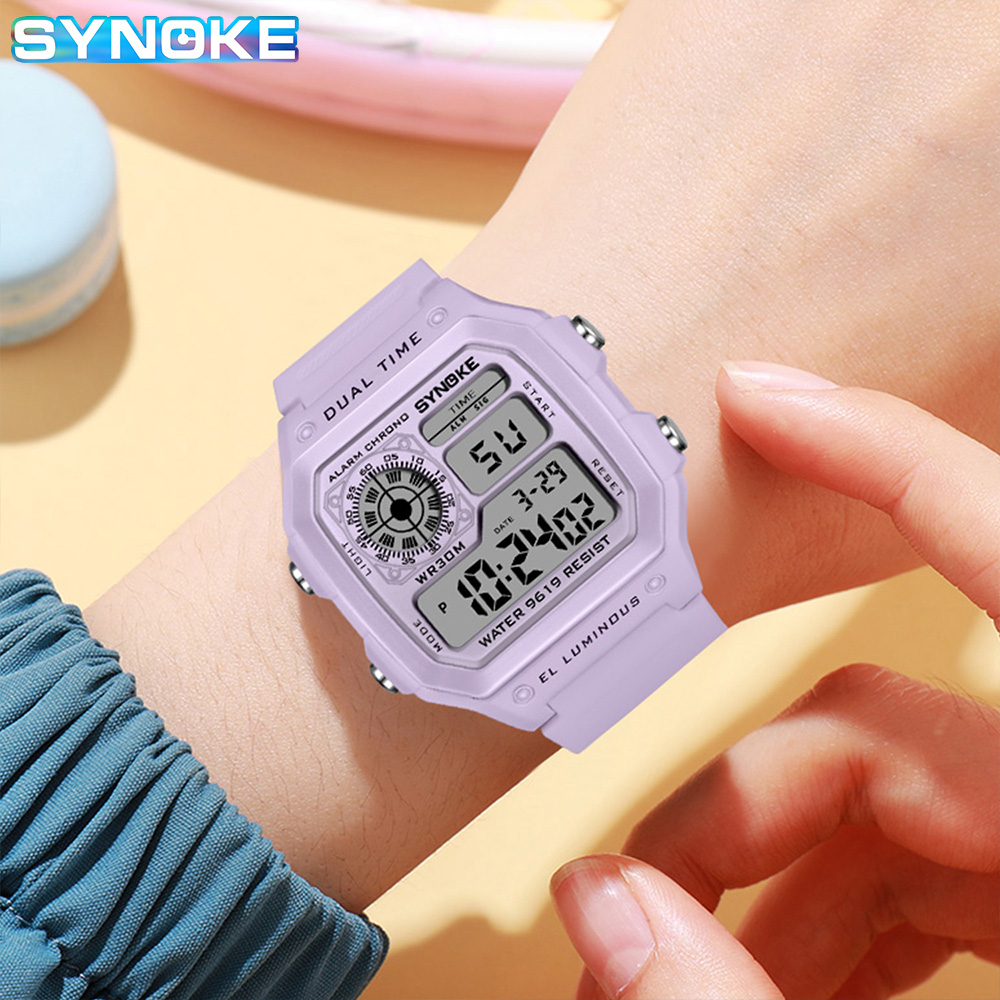 SYNOKE นาฬิกาดิจิตอล Lady กีฬา - Outdoor Sport Watch บทวิจารณ์และราคา
