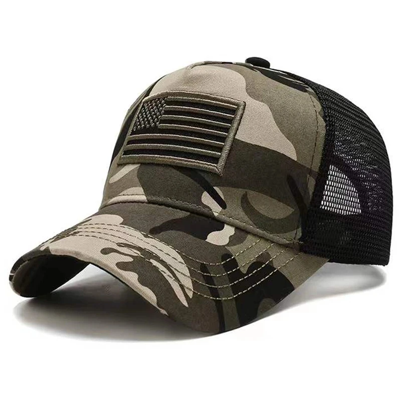หมวกเบสบอลตาข่ายลายธงชาติสหรัฐ - Outdoor Sport Usa บทวิจารณ์และราคา