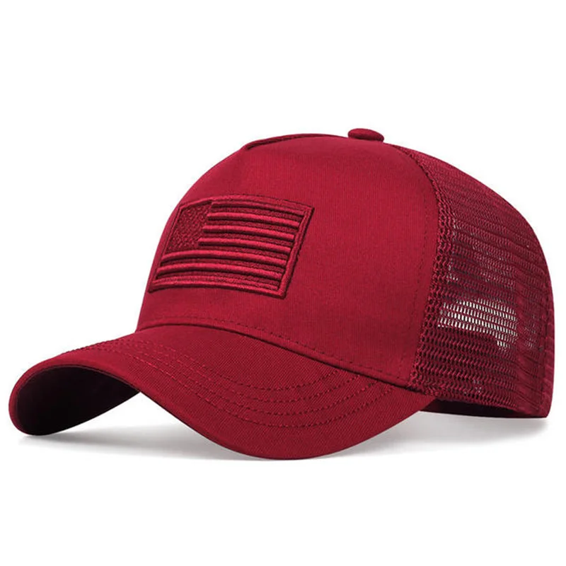 หมวกเบสบอลตาข่ายลายธงชาติสหรัฐ - Outdoor Sport Usa บทวิจารณ์และราคา