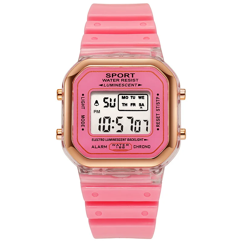 แฟชั่นแบรนด์นักเรียนโปร่งใสนาฬ - Outdoor Sport Watch บทวิจารณ์และราคา