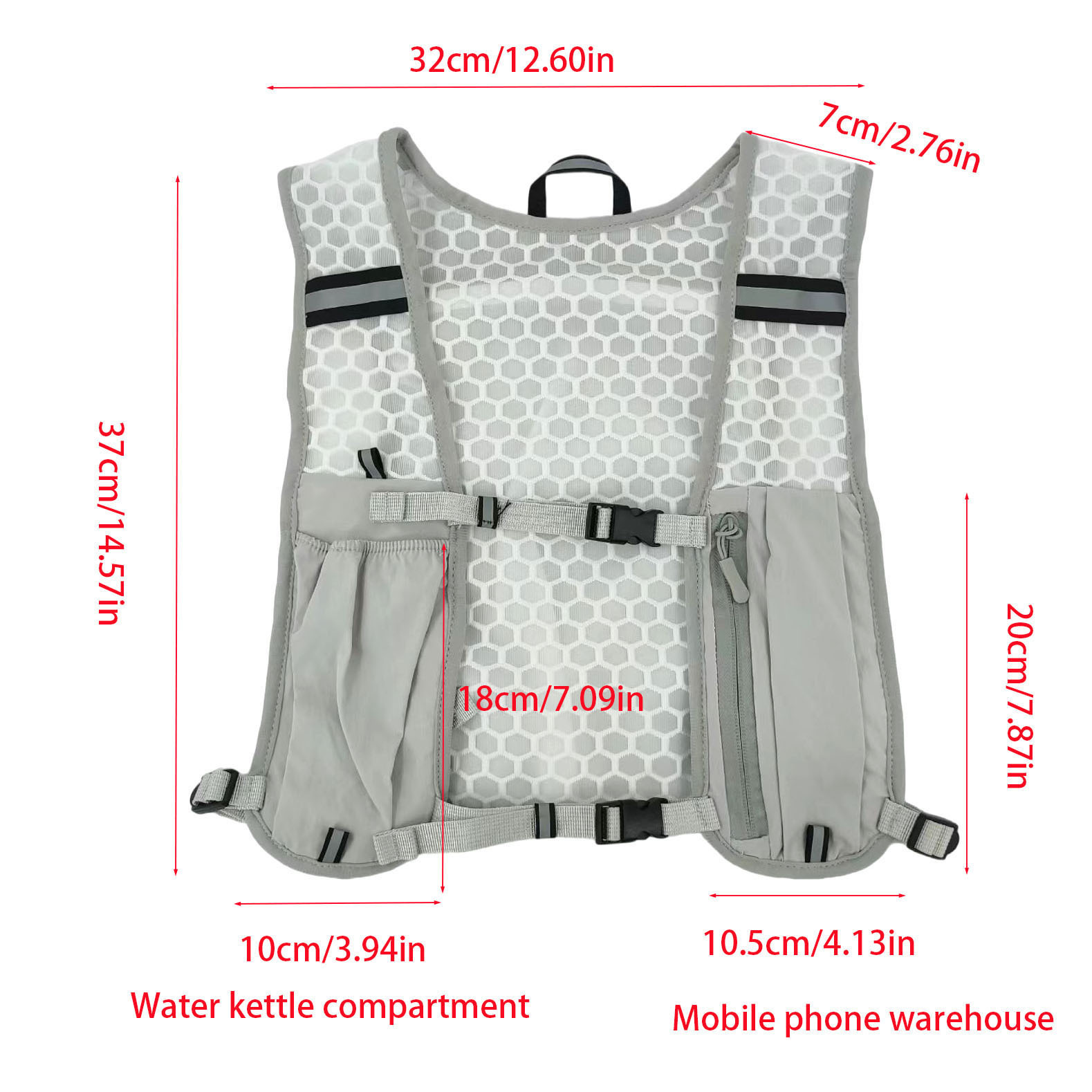 เสื้อกั๊กวิ่งแบบ unisex กันน้ำ - Trail Running Vest บทวิจารณ์และราคา
