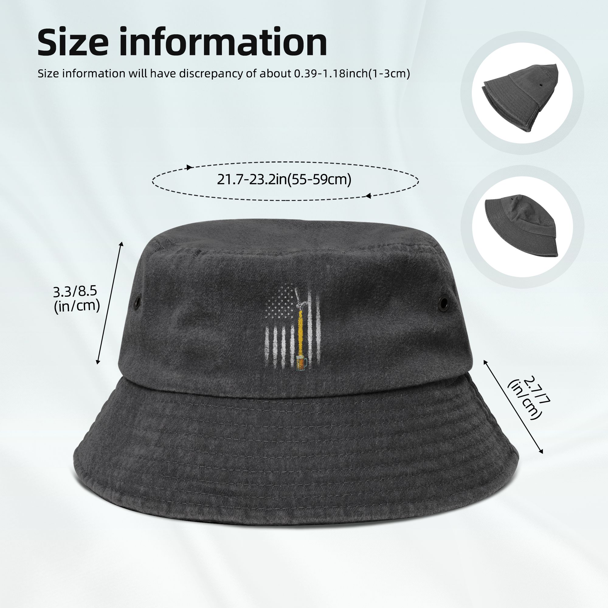 หมวกบักเก็ตธงชาติอเมริกา สำหรั - Outdoor Sport Usa บทวิจารณ์และราคา