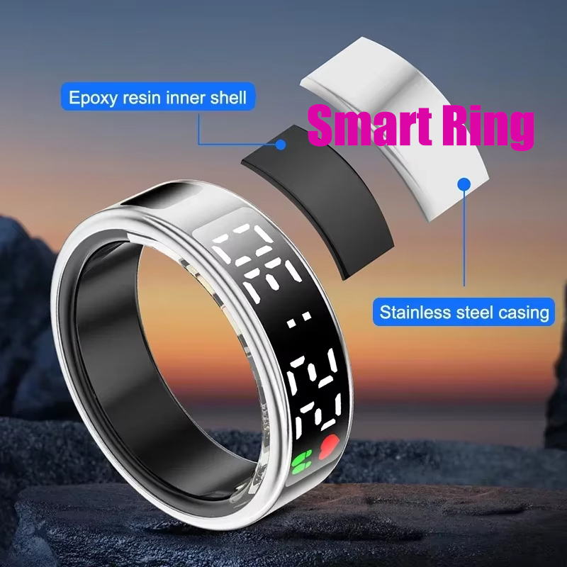 แหวนสมาร์ทฟิตเนส หน้าจอ LED แส - Outdoor Sport Activity บทวิจารณ์และราคา